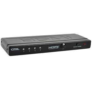 Catalina Media HDMI-4I Ultra Slim 4-Port (4 In, 1 Out) HDMI Swit